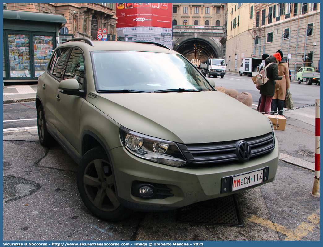 MM CM114
Marina Militare Italiana
Volkswagen Tiguan I serie restyling
Allestitore Aris S.p.A.
Parole chiave: MMI;M.M.I.;Marina;Militare;Italiana;Volkswagen;Tiguan;Aris