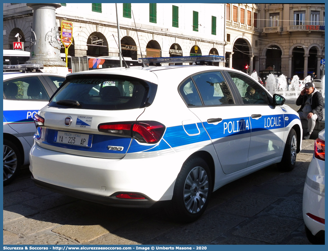 Polizia Locale YA223AP
Polizia Locale
Comune di Genova
Fiat Nuova Tipo 5 Porte
Parole chiave: Polizia;Locale;Municipale;Genova;Fiat;Tipo;5 Porte