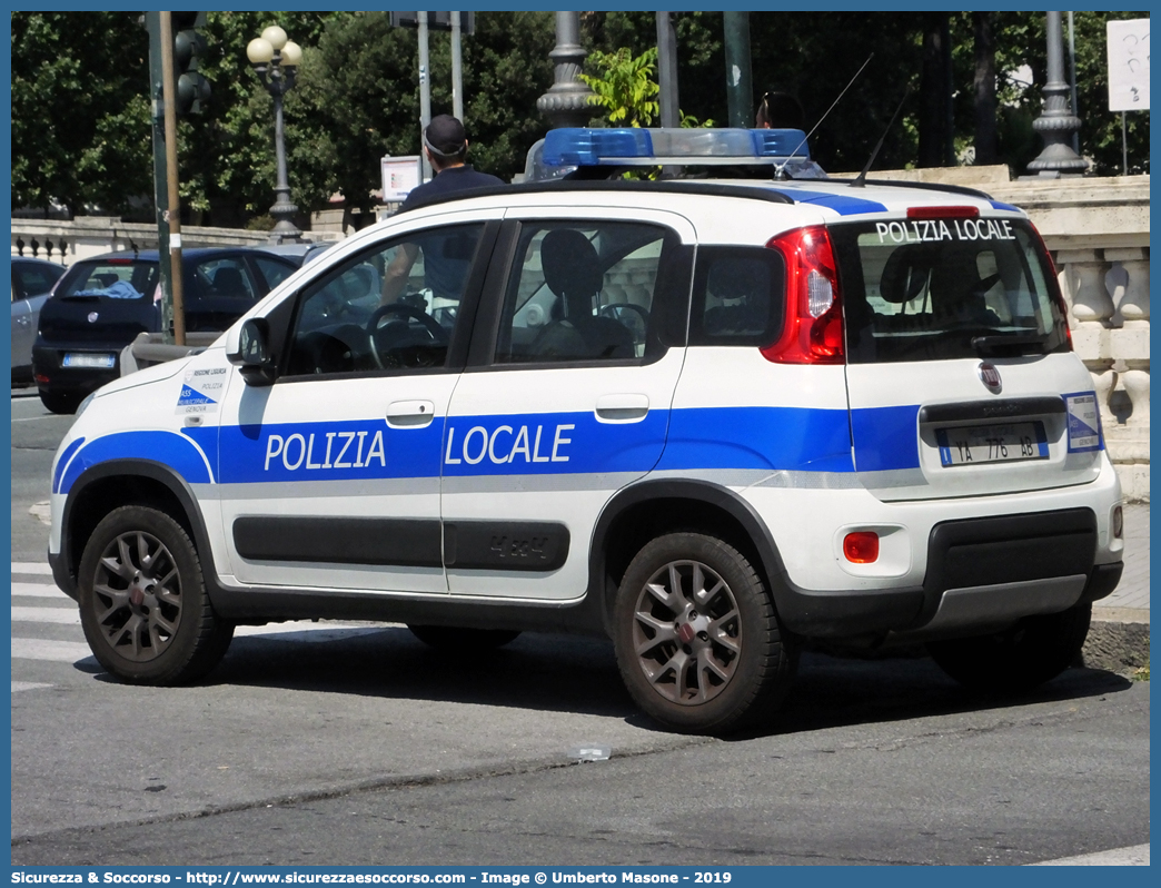 Polizia Locale YA776AB
Polizia Locale
Comune di Genova
Fiat Nuova Panda 4x4 II serie
Parole chiave: Polizia;Locale;Municipale;Genova;Fiat;Panda;4x4