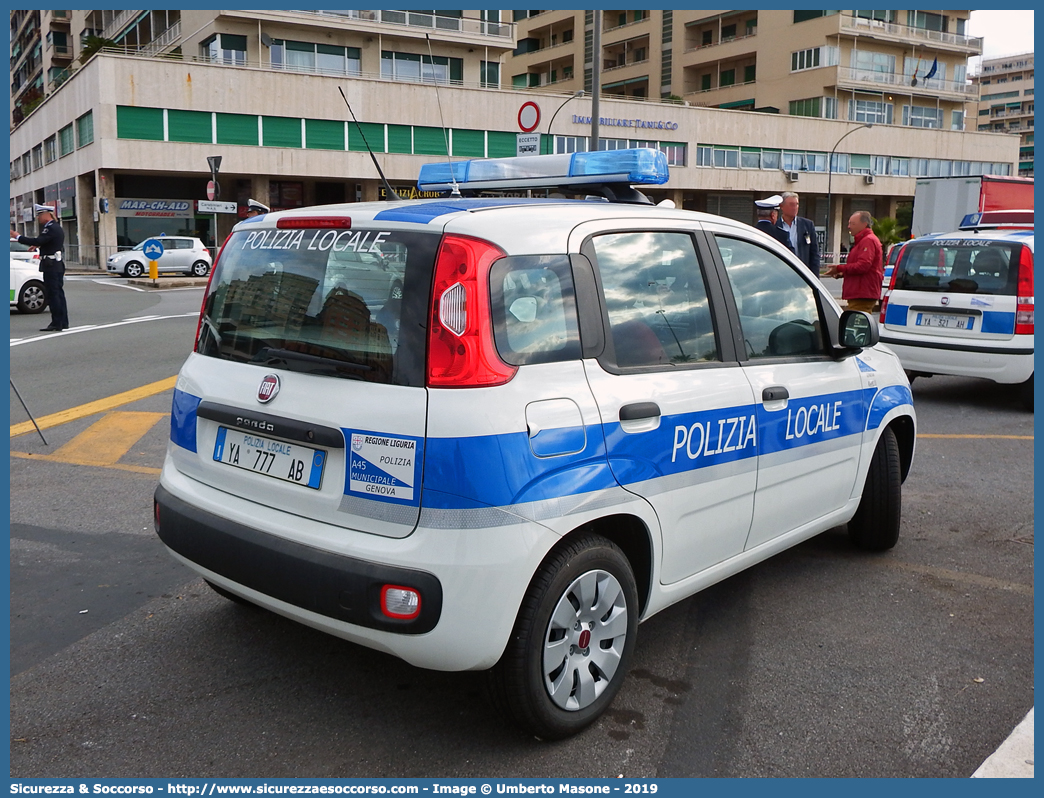 Polizia Locale YA777AB
Polizia Locale
Comune di Genova
Fiat Nuova Panda II serie
Parole chiave: Polizia;Locale;Municipale;Genova;Fiat;Panda