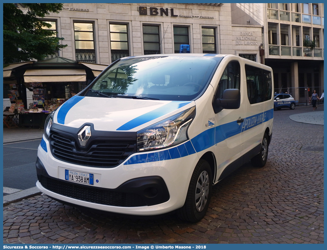 Polizia Locale YA938AM
Polizia Locale
Comune di Genova
Renault Trafic IV serie
Allestitore Ciabilli S.r.l.
Parole chiave: Polizia;Locale;Municipale;Genova;Renault;Trafic;Ciabilli;YA938AM;YA 938 AM