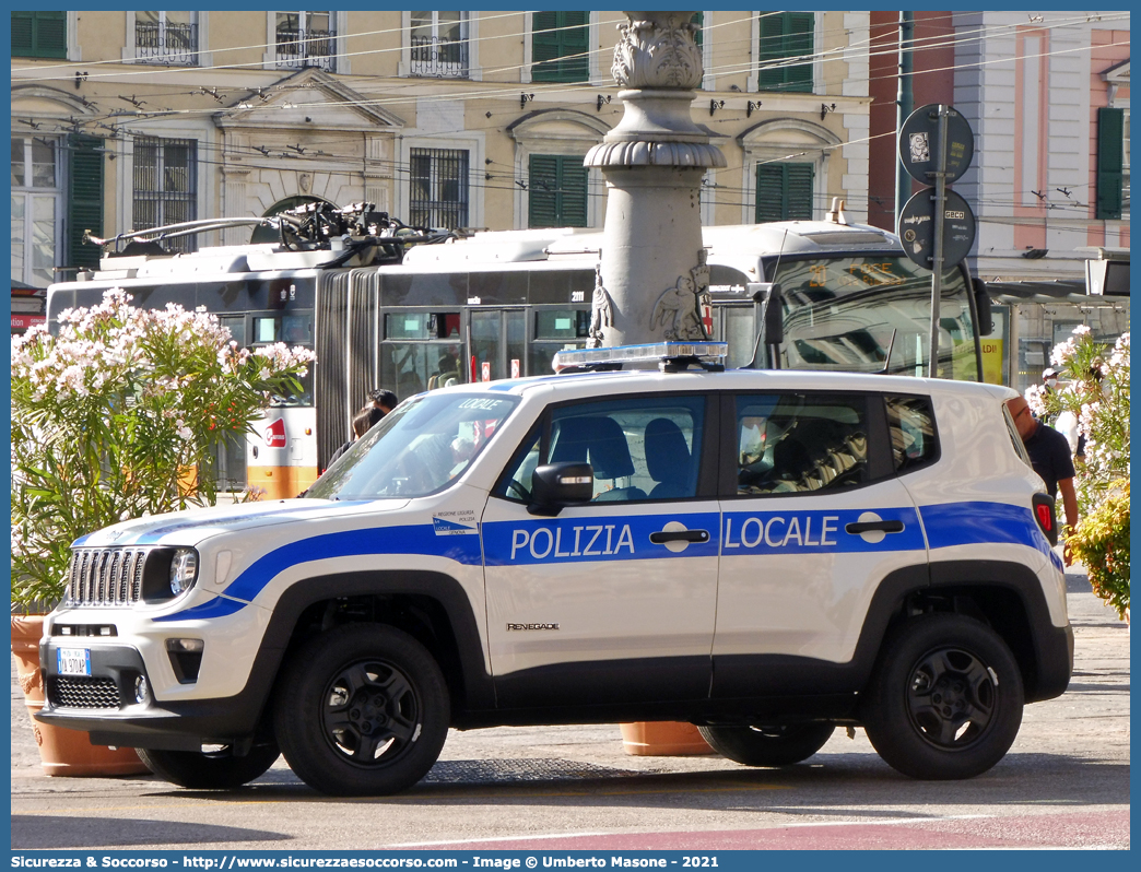 Polizia Locale YA970AP
Polizia Locale
Comune di Genova
Jeep Renegade I serie restyling
Parole chiave: Polizia;Locale;Municipale;Genova;Jeep;Renegade