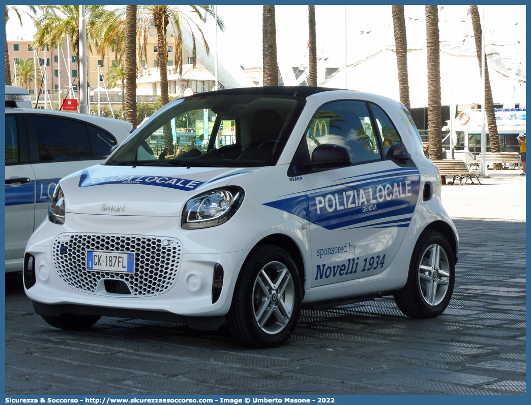 -
Polizia Locale
Comune di Genova
Smart EQ fortwo
Parole chiave: PL;PM;P.L.;P.M.;Polizia;Locale;Municipale;Genova;Smart;EQ;fortwo