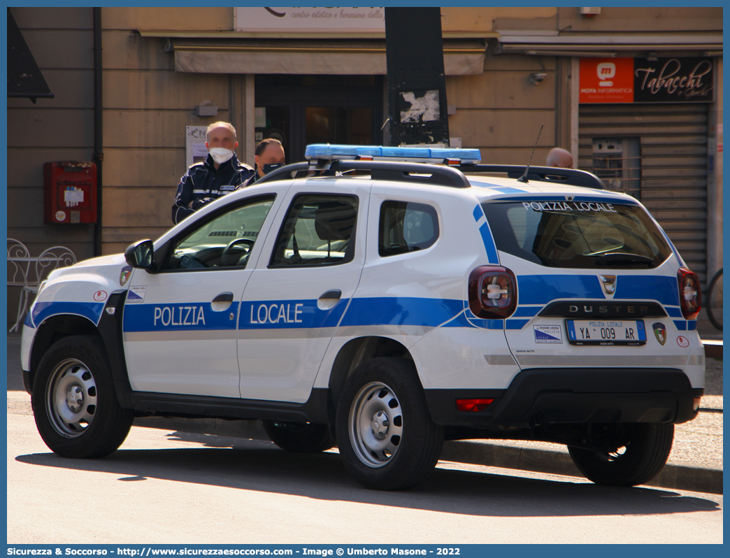 Polizia Locale YA009AR
Polizia Locale
Comune di Sestri Levante
Dacia Duster II serie
Allestitore AVS S.a.s.
Parole chiave: Polizia;Locale;Municipale;Sestri Levante;Dacia;Duster;AVS