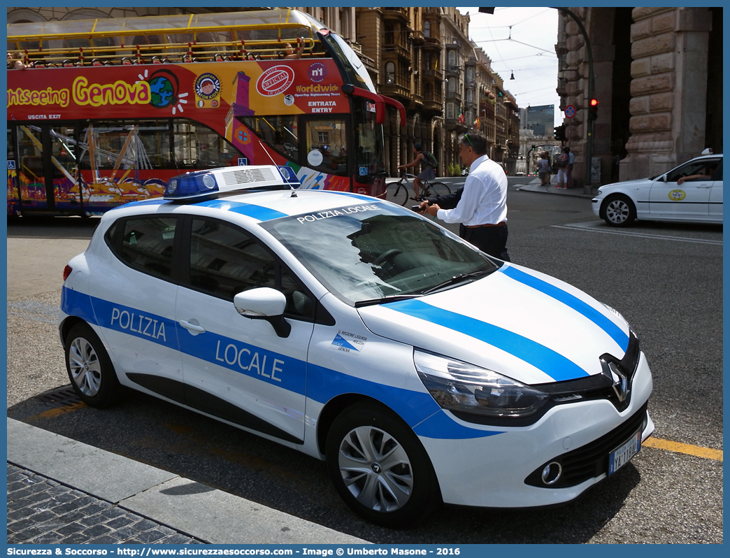 Polizia Locale YA118AL
Polizia Locale
Comune di Genova
Renault Clio VI serie
Allestitore Ciabilli S.r.l.
Parole chiave: Polizia;Locale;Municipale;Genova;Renault;Clio;Ciabilli