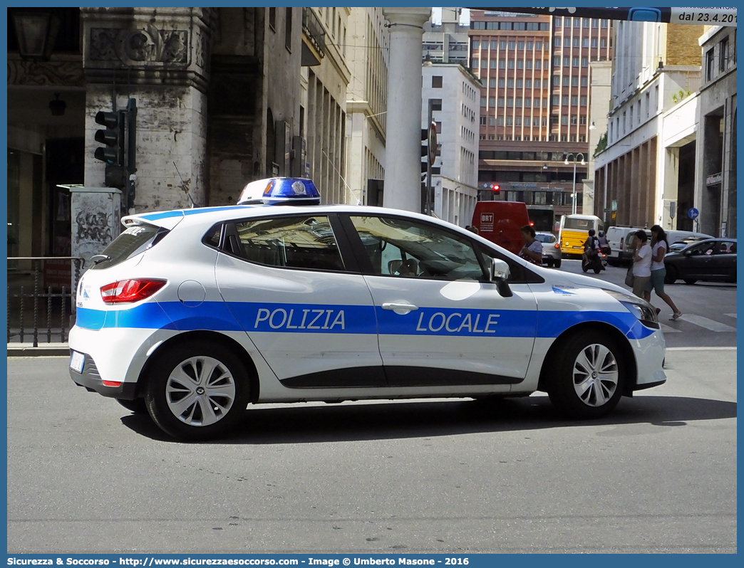 Polizia Locale YA120AL
Polizia Locale
Comune di Genova
Renault Clio VI serie
Allestitore Ciabilli S.r.l.
Parole chiave: Polizia;Locale;Municipale;Genova;Renault;Clio;Ciabilli