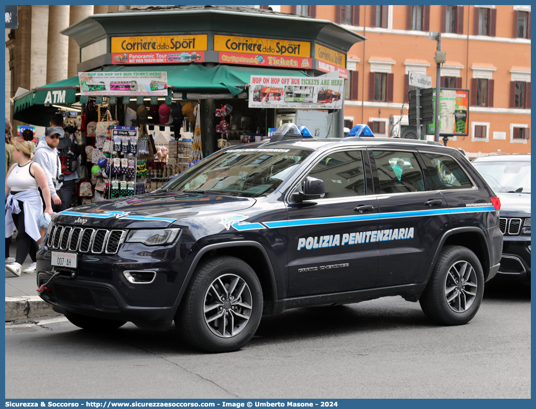 Polizia Penitenziaria 007AH
Polizia Penitenziaria
Nucleo Traduzioni e Piantonamenti
Jeep Grand Cherokee V serie
Parole chiave: PP;P.P.;Pol.Pen;PolPen;AdiC;A.diC.;Agenti;di;Custodia;Polizia;Penitenziaria;Nucleo;Traduzioni;Piantonamenti;Jeep;Grand;Cherokee