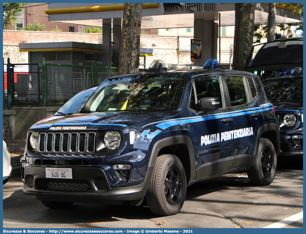 Polizia Penitenziaria 646AG
Polizia Penitenziaria
Nucleo Traduzioni e Piantonamenti
Jeep Renegade I serie restyling
Parole chiave: PP;P.P.;Pol.Pen;PolPen;AdiC;A.diC.;Agenti;di;Custodia;Polizia;Penitenziaria;Nucleo;Traduzioni;Piantonamenti;Jeep;Renegade