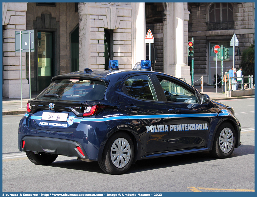 Polizia Penitenziaria 661AH
Polizia Penitenziaria
Nucleo Traduzioni e Piantonamenti
Toyota Yaris Hybrid V serie
Allestitore Focaccia Group S.r.l.
Parole chiave: Polizia;Penitenziaria;Agenti;di;Custodia;Nucleo;Traduzioni;e;Piantonamenti;Toyota;Yaris