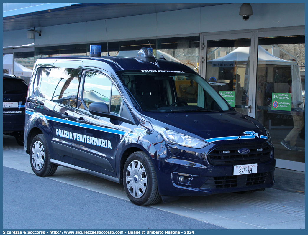 Polizia Penitenziaria 875AH
Polizia Penitenziaria
Nucleo Traduzioni e Piantonamenti
Ford Transit Connect II serie restyling
Allestitore Focaccia Group S.r.l.
Parole chiave: Polizia;Penitenziaria;Agenti;di;Custodia;Nucleo;Traduzioni;e;Piantonamenti;Ford,Connect