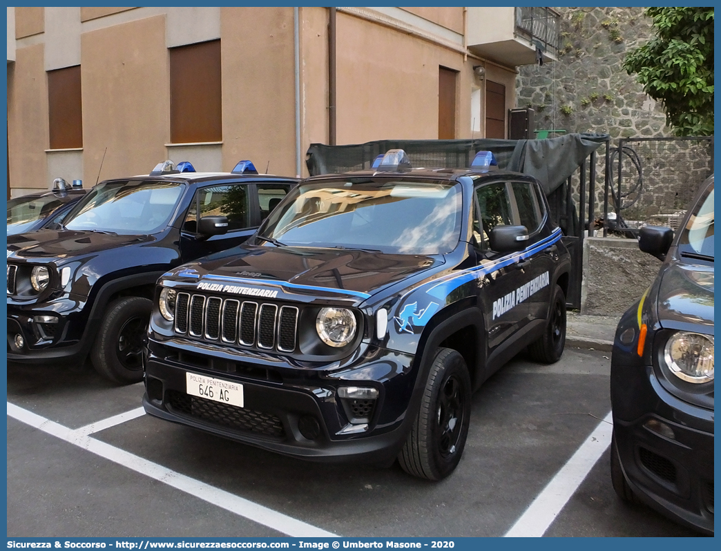 Polizia Penitenziaria 646AG
Polizia Penitenziaria
Nucleo Traduzioni e Piantonamenti
Jeep Renegade I serie restyling
Parole chiave: PP;P.P.;Pol.Pen;PolPen;AdiC;A.diC.;Agenti;di;Custodia;Polizia;Penitenziaria;Nucleo;Traduzioni;Piantonamenti;Jeep;Renegade