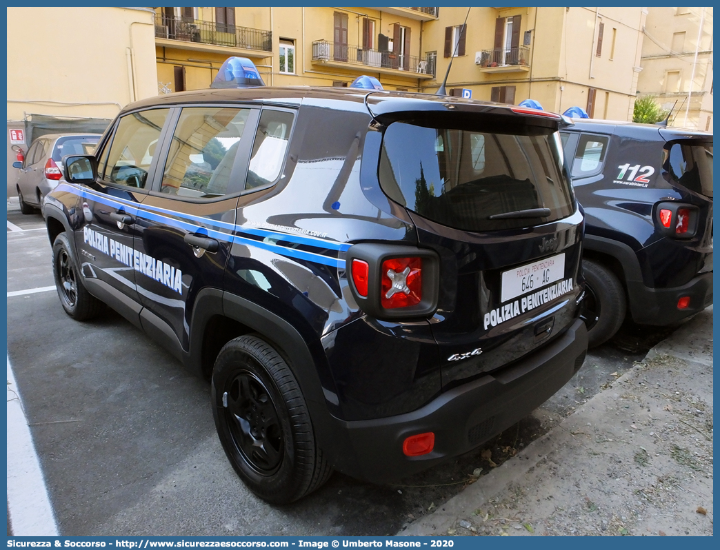 Polizia Penitenziaria 646AG
Polizia Penitenziaria
Nucleo Traduzioni e Piantonamenti
Jeep Renegade I serie restyling
Parole chiave: PP;P.P.;Pol.Pen;PolPen;AdiC;A.diC.;Agenti;di;Custodia;Polizia;Penitenziaria;Nucleo;Traduzioni;Piantonamenti;Jeep;Renegade