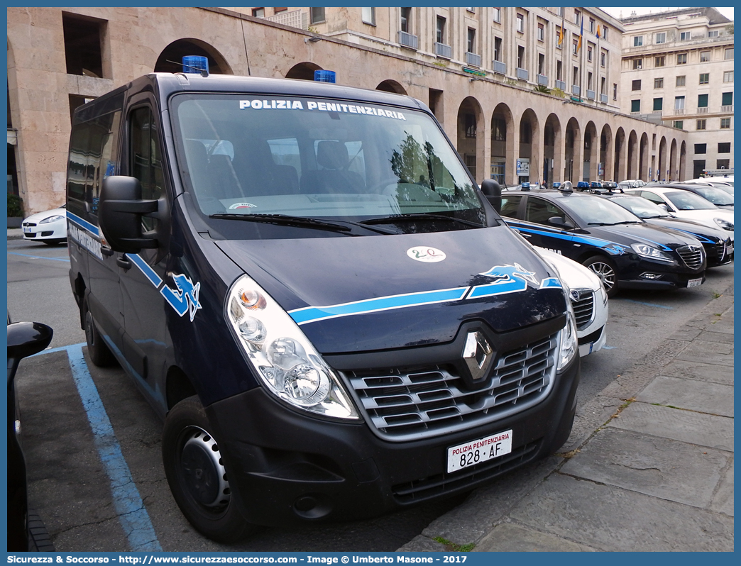 Polizia Penitenziaria 828AF
Polizia Penitenziaria
Renault Master IV serie
Allestitore Focaccia Group S.r.l. 
Parole chiave: PP;P.P.;Pol.Pen.;PolPen;AdiC;A.diC.;Agenti;di;Custodia;Polizia;Penitenziaria;Nucleo;Traduzioni;Piantonamenti;Renault;Master;Focaccia