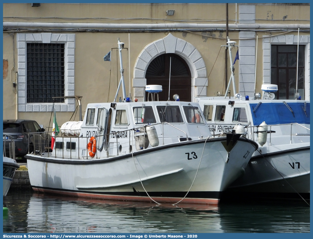 Z3
Polizia Penitenziaria
Servizio Navale
Motovedetta Classe Z
Parole chiave: PolPen;AdiC;Agenti;Custodia;Polizia;Penitenziaria;Servizio;Navale;Motovedetta;Classe;Z