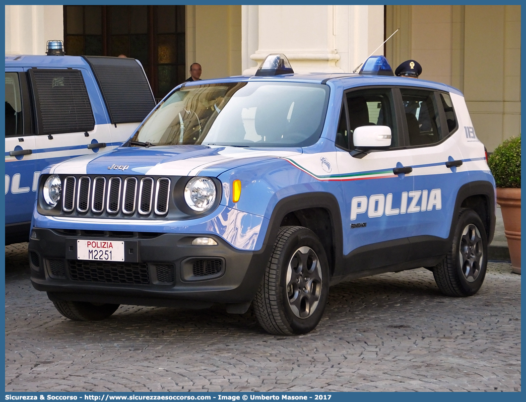 Polizia M2251
Polizia di Stato
Reparto Prevenzione Crimine
Jeep Renegade I serie
Allestitore Nuova Carrozzeria Torinese S.r.l.
Parole chiave: PS;P.S.;Polizia;di;Stato;Reparto;Prevenzione;Crimine;Jeep;Renegade;Nct;Nuova;Carrozzeria;Torinese