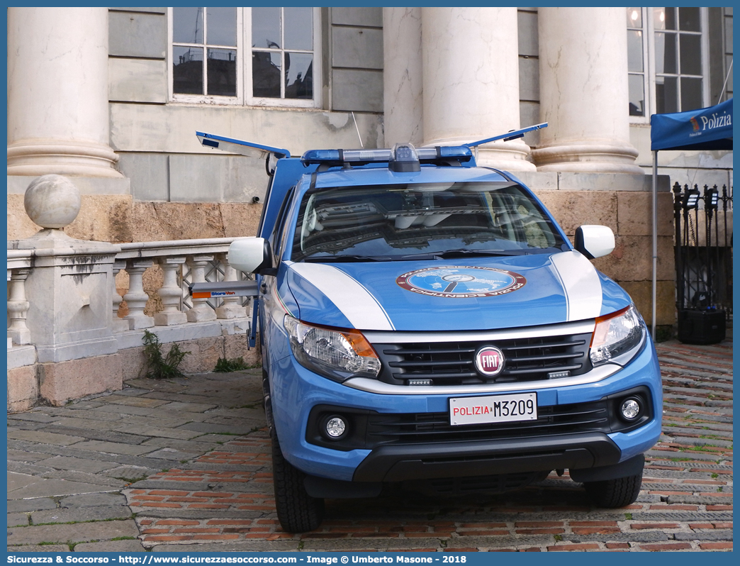 Polizia M3209
Polizia di Stato
Polizia Scientifica
Fiat Fullback
Allestitore Nuova Carrozzeria Torinese S.r.l.
Parole chiave: PS;P.S.;Polizia;di;Stato;Scientifica;Fiat;Fullback;NCT;Nuova;Carrozzeria;Torinese