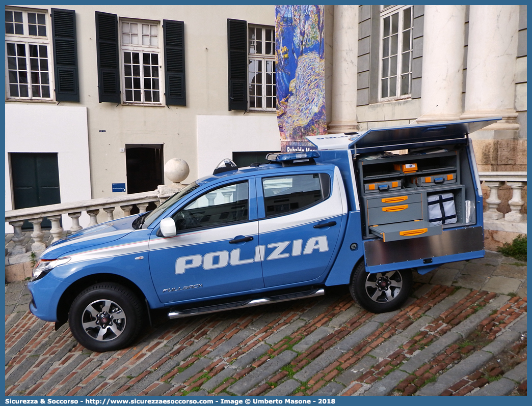 Polizia M3209
Polizia di Stato
Polizia Scientifica
Fiat Fullback
Allestitore Nuova Carrozzeria Torinese S.r.l.
Parole chiave: PS;P.S.;Polizia;di;Stato;Scientifica;Fiat;Fullback;NCT;Nuova;Carrozzeria;Torinese