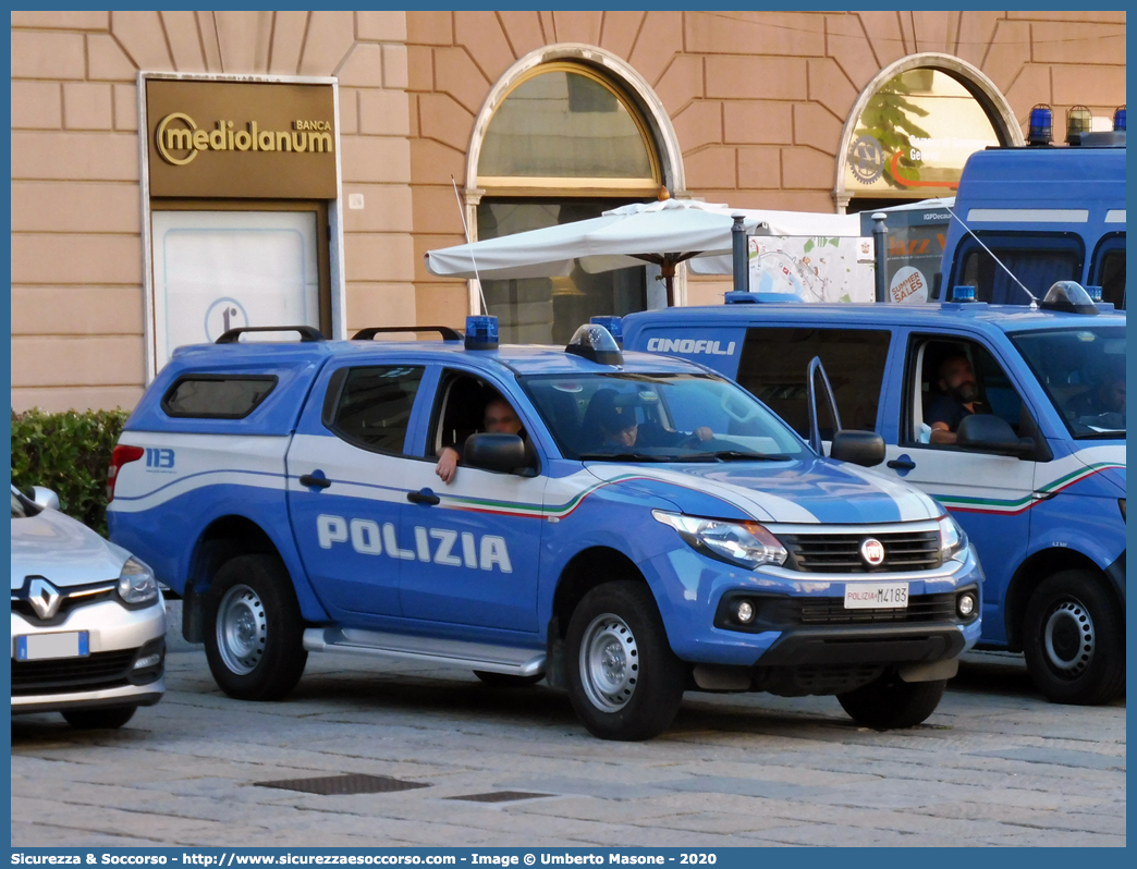 Polizia M4183
Polizia di Stato
Artificieri Antisabotaggio
Fiat Fullback
Allestitore Nuova Carrozzeria Torinese S.r.l.
Parole chiave: Polizia di Stato;Polizia;PS;Artificieri;Antisabotaggio;Fiat;Fullback;Nct;Nuova;Carrozzeria;Torinese