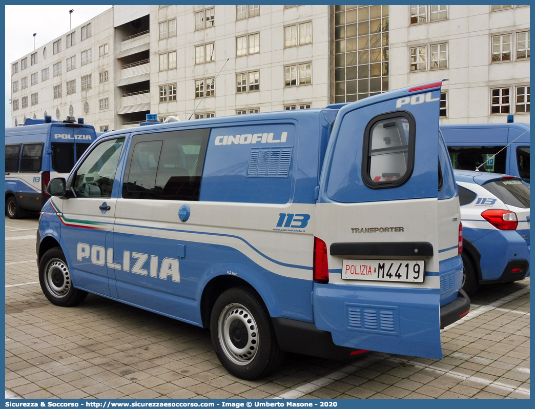 Polizia M4419
Polizia di Stato
Servizio Cinofili
Volkswagen Transporter T6
Allestitore BAI S.r.l.
Parole chiave: PS;P.S.;Polizia;di;Stato;Pubblica;Sicurezza;Servizio;Cinofili;Volkswagen;Transporter;T6;Bai