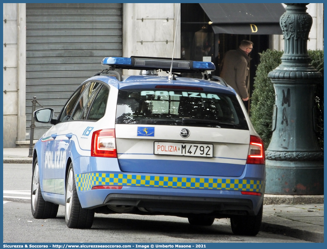 Polizia M4792
Polizia di Stato
Polizia Stradale
Skoda Octavia Wagon V serie
Allestitore Focaccia Group S.r.l.
Parole chiave: Polizia di Stato;Polizia;PS;Polizia Stradale;Skoda;Octavia;Focaccia