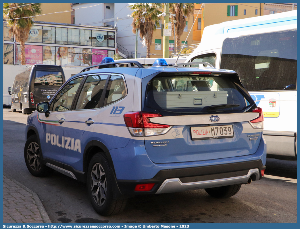 Polizia M7039
Polizia di Stato
Reparto Prevenzione Crimine
Subaru Forester E-Boxer
Allestitore Cita Seconda S.r.l.
Parole chiave: PS;P.S.;Polizia;di;Stato;Pubblica;Sicurezza;Reparto;Prevenzione;Crimine;Subaru;Forester;E-Boxer;Cita;Seconda