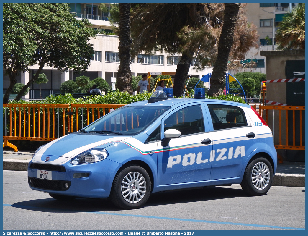 Polizia N5001
Polizia di Stato
Fiat Punto IV serie
Allestitore Nuova Carrozzeria Torinese S.r.l.
Parole chiave: PS;P.S.;Polizia;di;Stato;Fiat;Punto;Nct;Nuova;Carrozzeria;Torinese