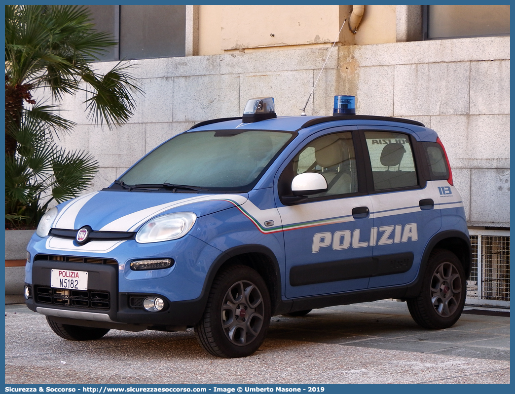 Polizia N5182
Polizia di Stato
Fiat Nuova Panda 4x4 II serie
Allestitore Focaccia Group S.r.l.
(III fornitura)
Parole chiave: Polizia di Stato;Polizia;PS;Fiat;Nuova Panda;4x4;4 x 4;Focaccia