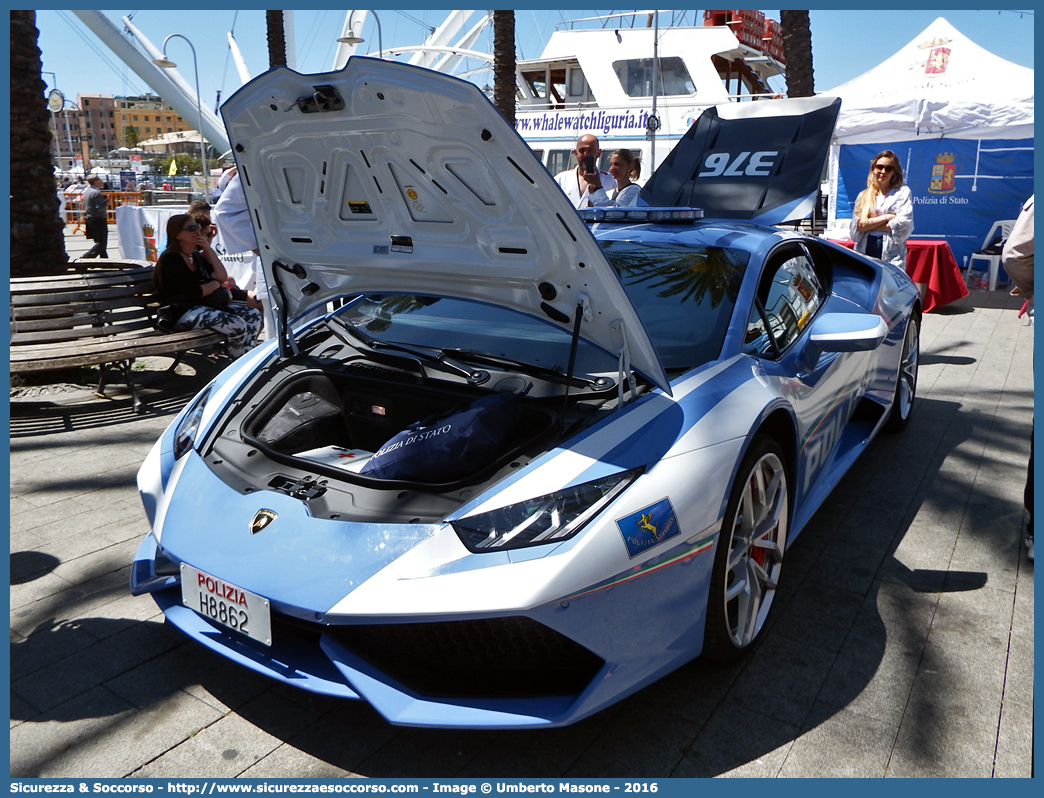 Polizia H8862
Polizia di Stato
Polizia Stradale
Lamborghini Huracán LP 610-4
Parole chiave: PS;P.S.;Polizia;di;Stato;Stradale;Lamborghini;Huracán;LP 610-4