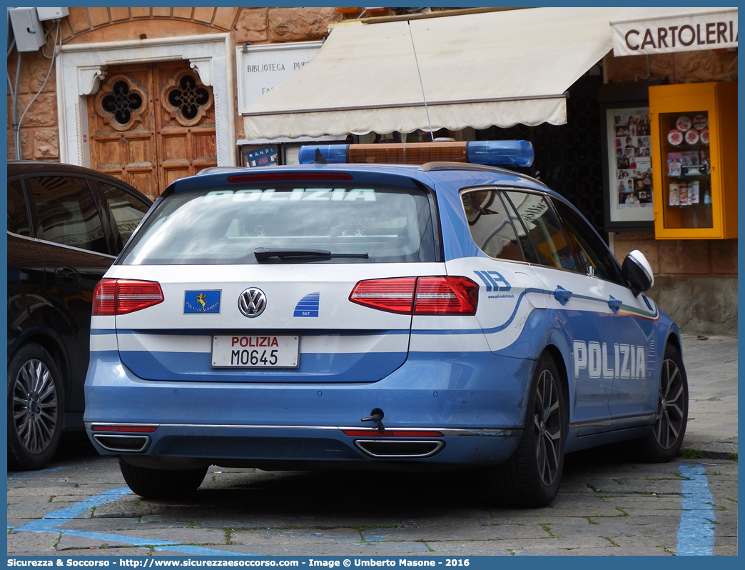 Polizia M0645
Polizia di Stato
Polizia Stradale
Società Autostrada Ligure Toscana
Volkswagen Passat Variant VI serie
Parole chiave: Polizia di Stato;Polizia Stradale;S.A.L.T.;SALT;Società Autostrada Ligure Toscana;Volkswagen;Passat;Variant