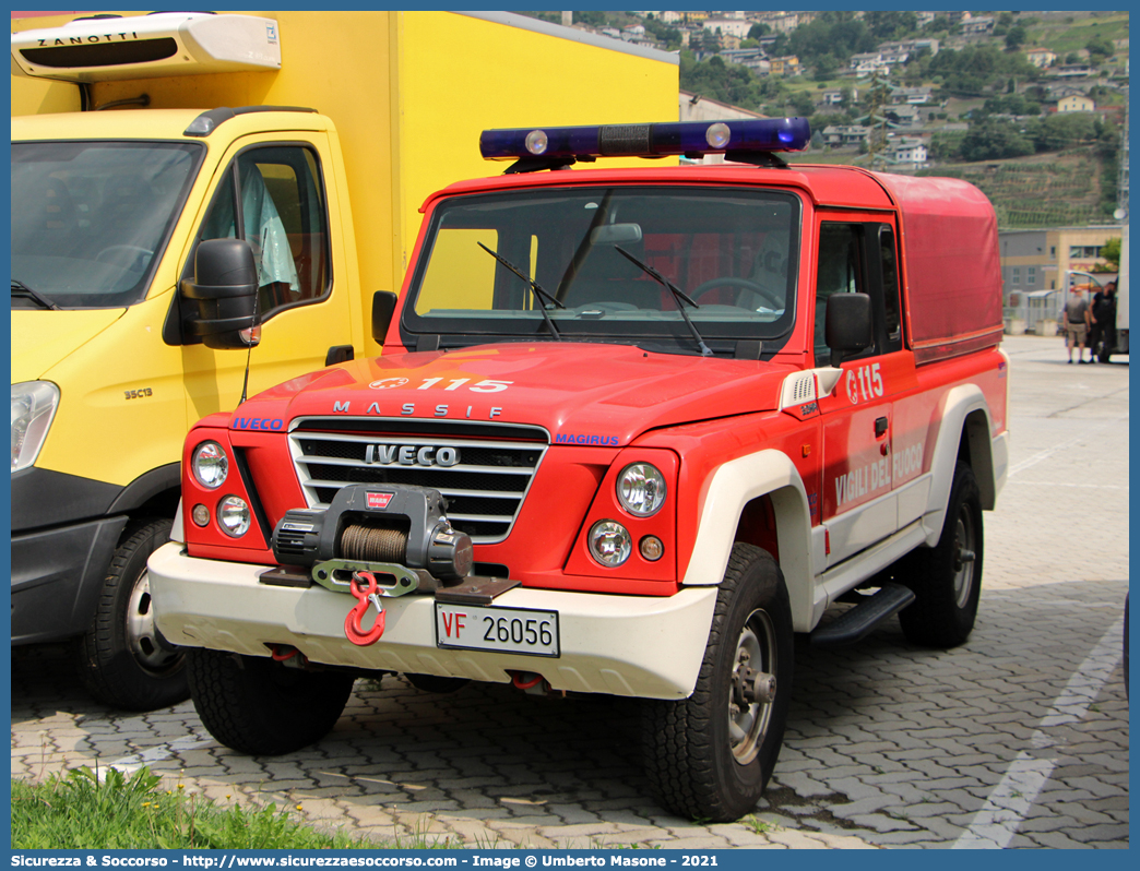 VF 26056
Corpo Nazionale Vigili del Fuoco
Iveco Massif
Parole chiave: VVF;V.V.F.;Corpo;Nazionale;Vigili;del;Fuoco;Iveco;Massif