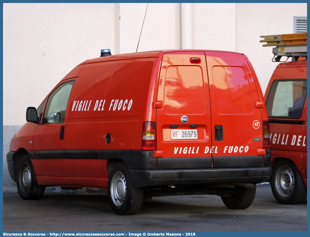 VF 26979
Corpo Nazionale Vigili del Fuoco
Fiat Scudo III serie
Parole chiave: VF;V.F.;VVF;V.V.F.;Corpo;Nazionale;Vigili del Fuoco;Vigili;Fuoco;Fiat;Scudo