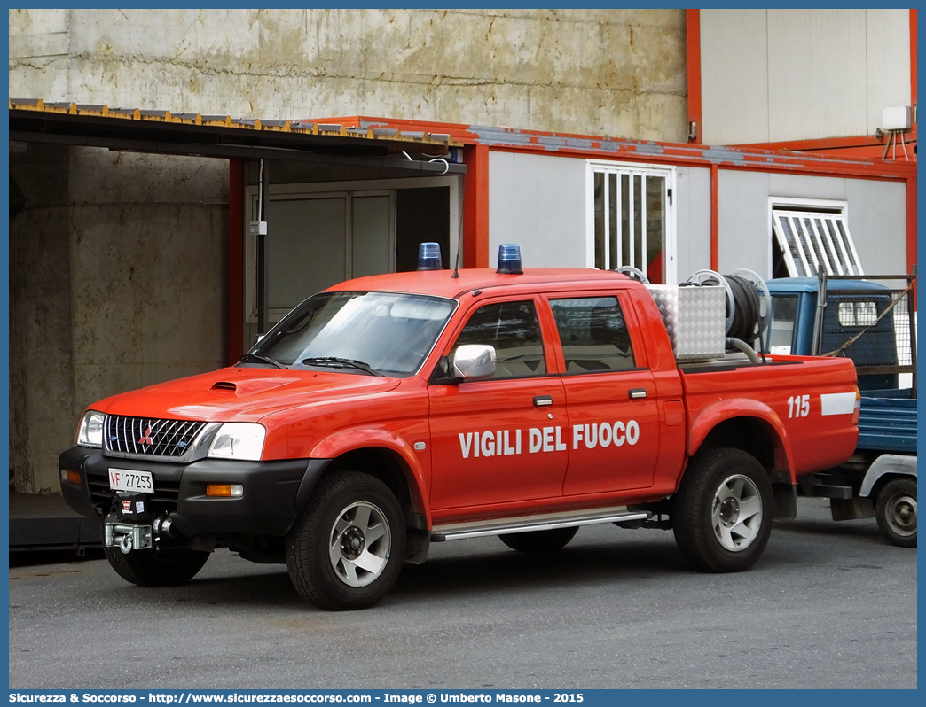 VF 27253
Corpo Nazionale Vigili del Fuoco
Mitsubishi L200 III serie restyling
Parole chiave: VF;V.F.;VVF;V.V.F.;Corpo;Nazionale;Vigili del Fuoco;Vigili;Fuoco;Mitsubishi;L200