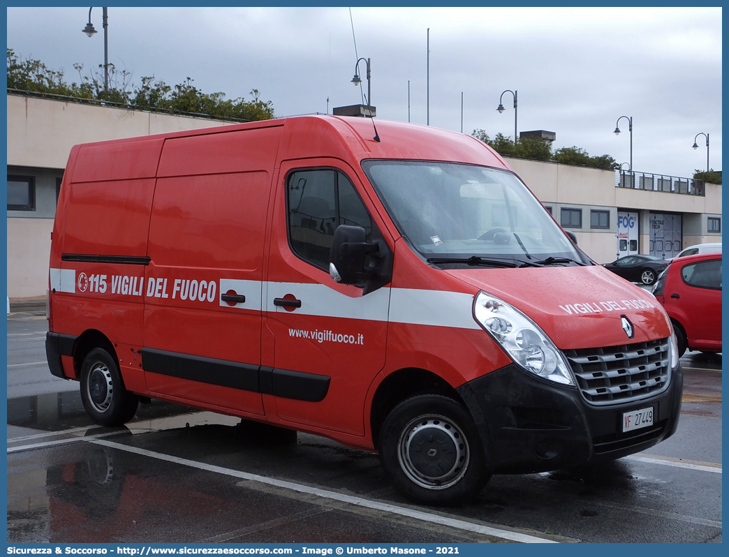 VF 27449
Corpo Nazionale Vigili del Fuoco
Renault Master IV serie
Parole chiave: VF;V.F.;VVF;V.V.F.;Corpo;Nazionale;Vigili del Fuoco;Vigili;Fuoco;Autocarro;Autofurgone;Renault;Master