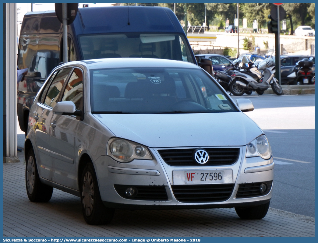 VF 27596
Corpo Nazionale Vigili del Fuoco
Volkswagen Polo IV serie
Parole chiave: Corpo;Nazionale;Vigili del Fuoco;Vigili;Fuoco;Volkswagen;Polo