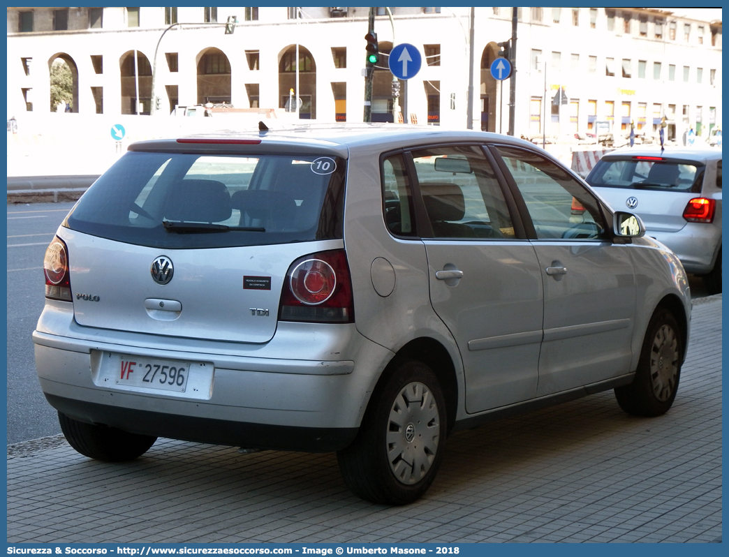 VF 27596
Corpo Nazionale Vigili del Fuoco
Volkswagen Polo IV serie
Parole chiave: Corpo;Nazionale;Vigili del Fuoco;Vigili;Fuoco;Volkswagen;Polo