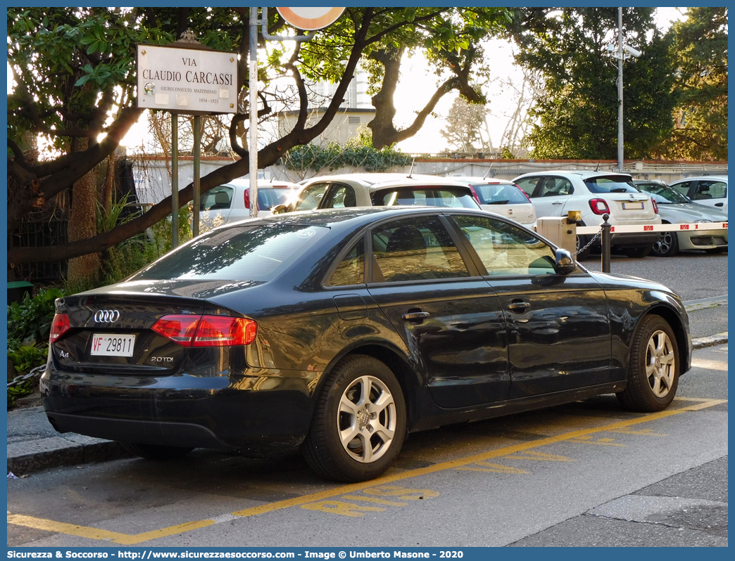 VF 29811
Corpo Nazionale Vigili del Fuoco
Audi A4 IV serie
Parole chiave: VVF;V.V.F.;Corpo;Nazionale;Vigili;del;Fuoco;Audi;A4