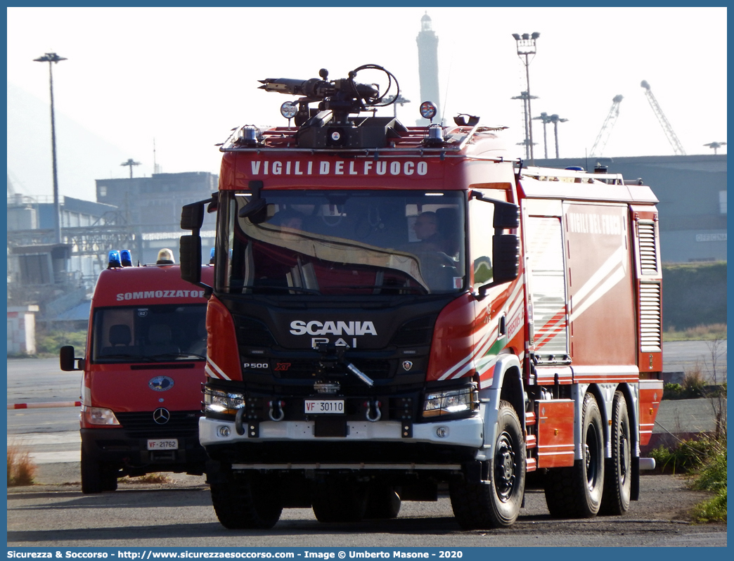 VF 30110
Corpo Nazionale Vigili del Fuoco
Nucleo Aeroportuale
Scania P500 XT "Efestus X6"
Allestitore BAI S.r.l.
Parole chiave: VVF;V.V.F.;Corpo;Nazionale;Vigili;del;Fuoco;Nucleo;Aeroportuale;Scania;P500;XT;Efestus;X6;BAI;B.A.I.