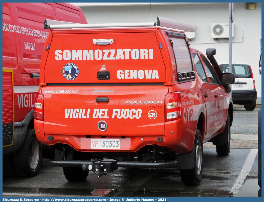 VF 30303
Corpo Nazionale Vigili del Fuoco
Nucleo Soccorso Subacqueo e Acquatico
Fiat Fullback
Allestitore Baggio e De Sordi S.r.l.
Parole chiave: Corpo;Nazionale;Vigili del Fuoco;Vigili;Fuoco;Fiat;Fullback;NSSA;N.S.S.A.;Soccorso;Subacqueo;Acquatico;Sommozzatori;Subacquei