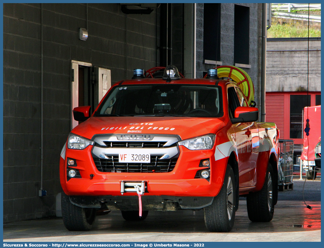 VF 32089
Corpo Nazionale Vigili del Fuoco
Isuzu D-Max III serie
Allestitore DiviTec S.r.l.
Parole chiave: Corpo;Nazionale;Vigili del Fuoco;Vigili;Fuoco;Polisoccorso;Isuzu;D-Max;Divitec