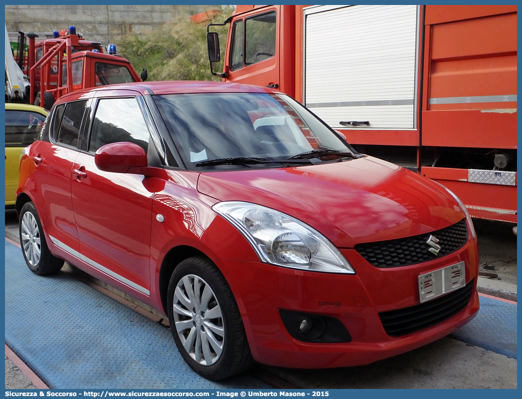 -
Corpo Nazionale Vigili del Fuoco
Suzuki Swift V serie
Parole chiave: Corpo;Nazionale;Vigili del Fuoco;Vigili;Fuoco;Suzuki;Swift