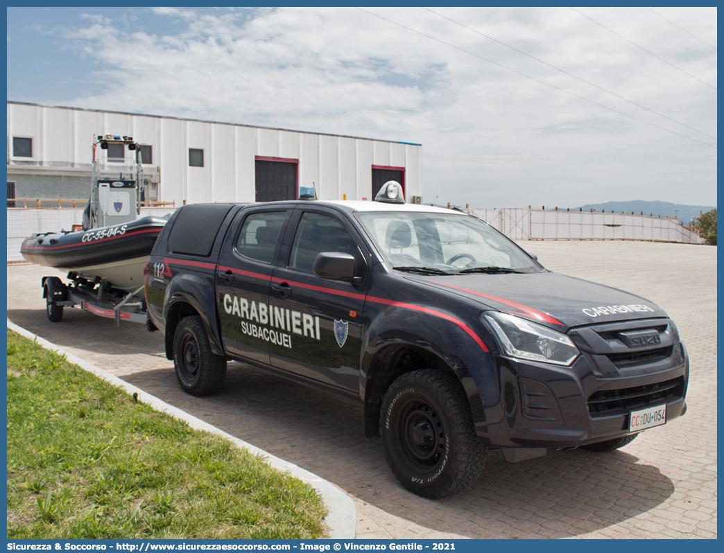 CC DU054
Arma dei Carabinieri
Centro e Nuclei Subacquei
Isuzu D-Max II serie restyling
Allestitore Maritan S.r.l.
Parole chiave: Arma dei Carabinieri;Centro e Nuclei Subacquei;Isuzu;D-Max;Maritan