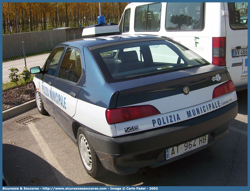 -
Polizia Municipale
Comune di Mogliano Veneto
Alfa Romeo 146
Parole chiave: PL;P.L.;PM;P.M.;Polizia;Locale;Municipale;Mogliano;Veneto;Alfa;Romeo;146