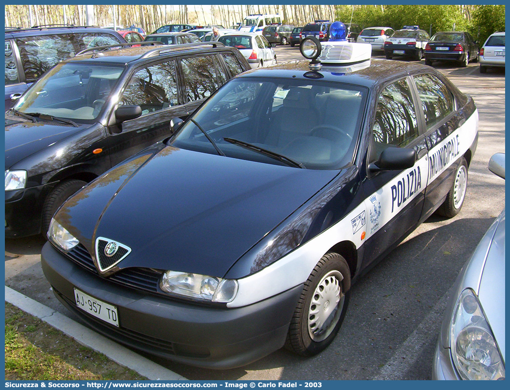 -
Polizia Municipale
Comune di San Donà di Piave
Alfa Romeo 146
Parole chiave: PL;PM;P.L.;P.M.;Polizia;Locale;Municipale;San Donà di Piave;Alfa;Romeo;146