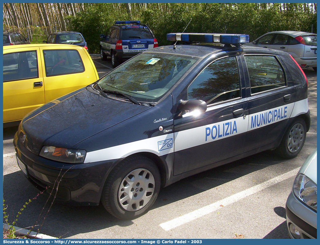 -
Polizia Municipale
Comune di Cavallino Treporti
Fiat Punto II serie
Parole chiave: PL;PM;P.L.;P.M.;Polizia;Locale;Municipale;Cavallino;Treporti;Fiat;Punto