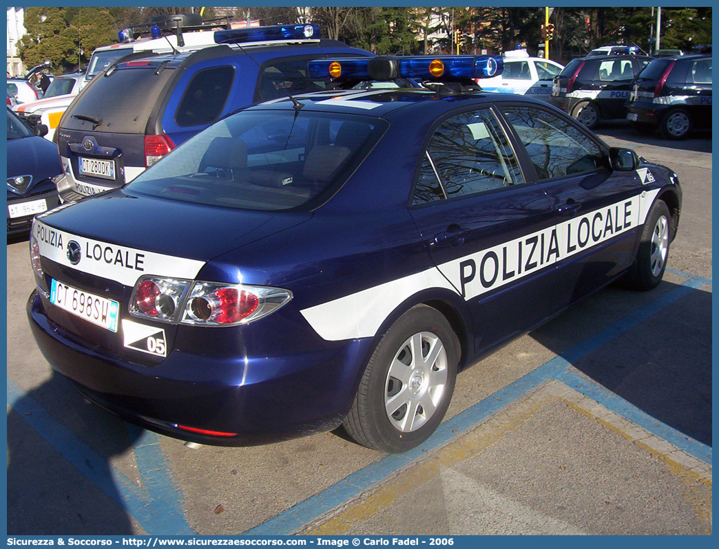 -
Polizia Locale
Comune di Eraclea
Mazda 6 I serie
Parole chiave: PL;P.L.;PM;P.M.;Polizia;Locale;Municipale;Eraclea;Mazda;6