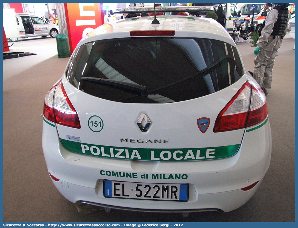 -
Polizia Locale
Comune di Milano
Renault Megane GT Line IV serie
Allestitore Projet Service S.r.l.
Parole chiave: PL;P.L.;PM;P.M.;Polizia;Municipale;Locale;Milano;Renault;Megane;Projet;Service