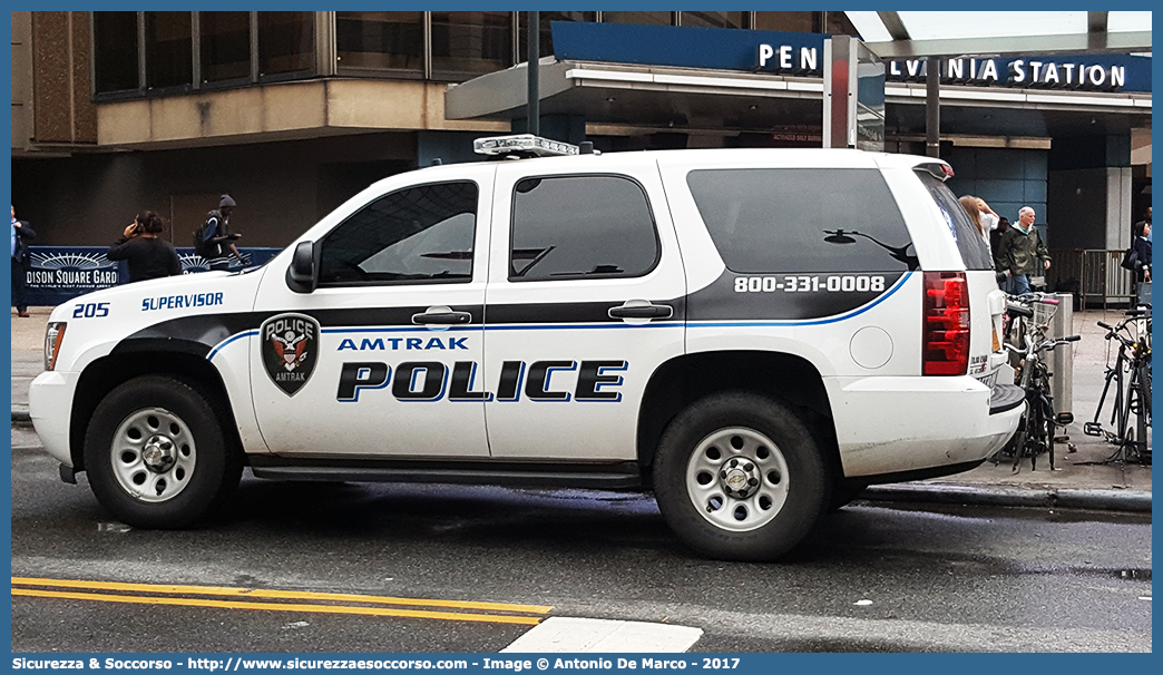 205
United States of America
Amtrak Police
Chevrolet Tahoe III generation
Supervisor
Parole chiave: USA;U.S.A.;United;States;of;America;Amtrak;Police;Chevrolet;Tahoe;Supervisor