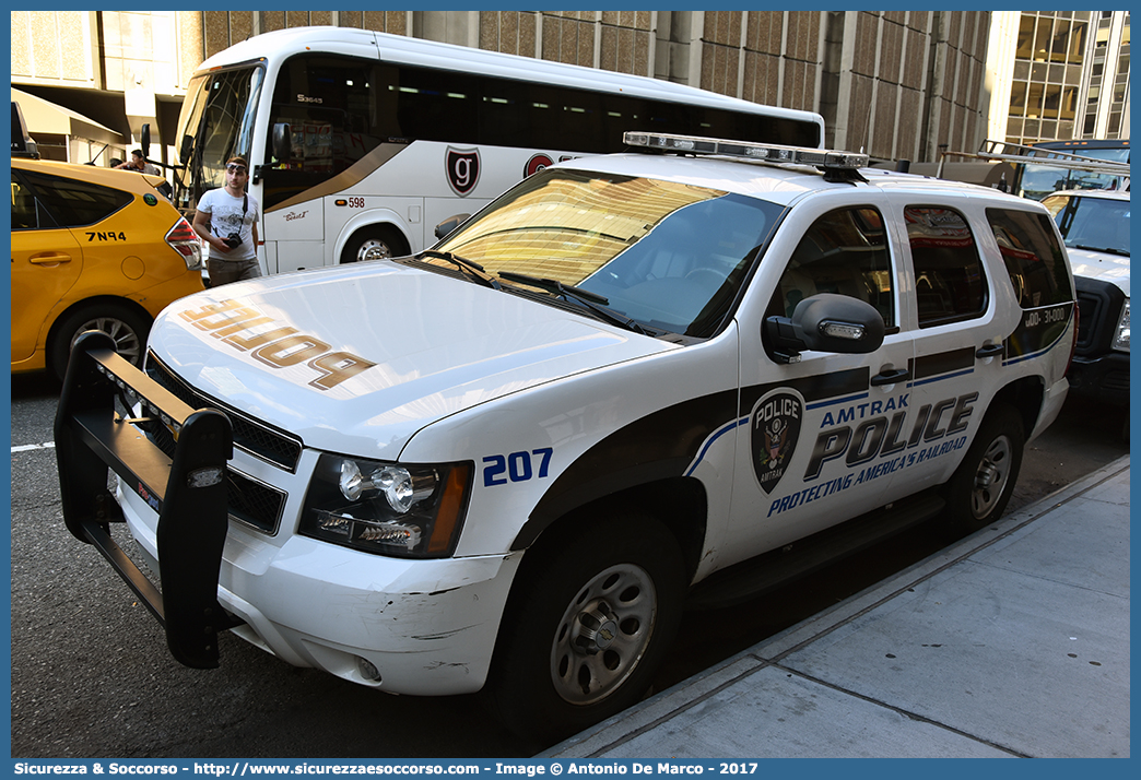 207
United States of America
Amtrak Police
Chevrolet Tahoe III generation
Parole chiave: USA;U.S.A.;United;States;of;America;Amtrak;Police;Chevrolet;Tahoe