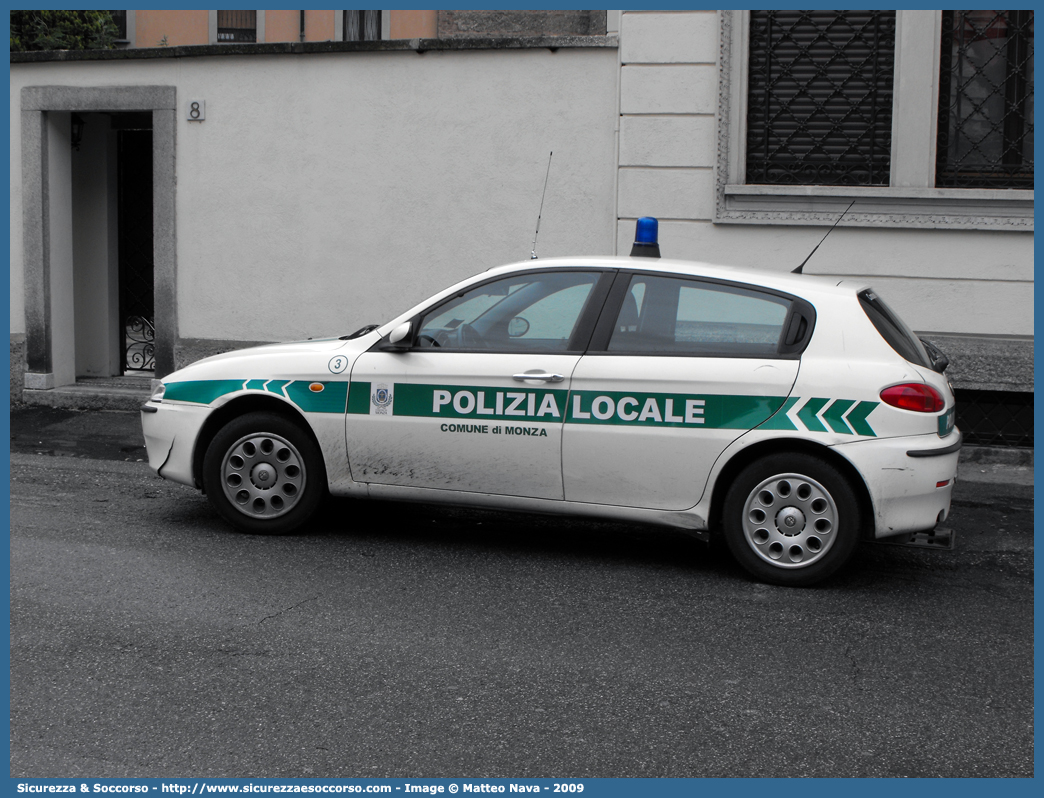 -
Polizia Locale
Comune di Monza
Alfa Romeo 147 I serie
Parole chiave: PL;P.L.;PM;P.M.;Polizia;Locale;Municipale;Monza;Alfa;Romeo;147