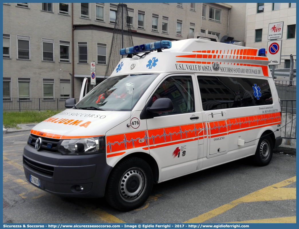 476
Verres Soccorso
Volkswagen Transporter T5 restyling
Allestitore EDM S.r.l.
Parole chiave: Verres;Soccorso;Valle d&#039;Aosta;Aosta;Ambulanza;Volkswagen;Transporter;T5;EDM